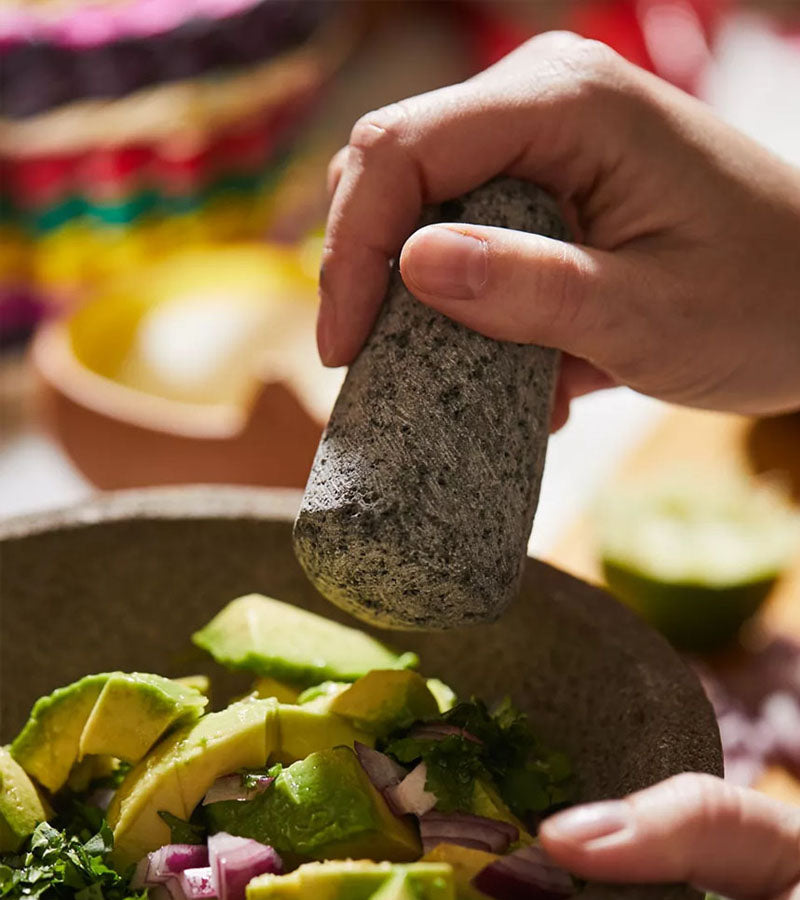 Set mortier, pilon et panier pour tortilla  Verve Culture