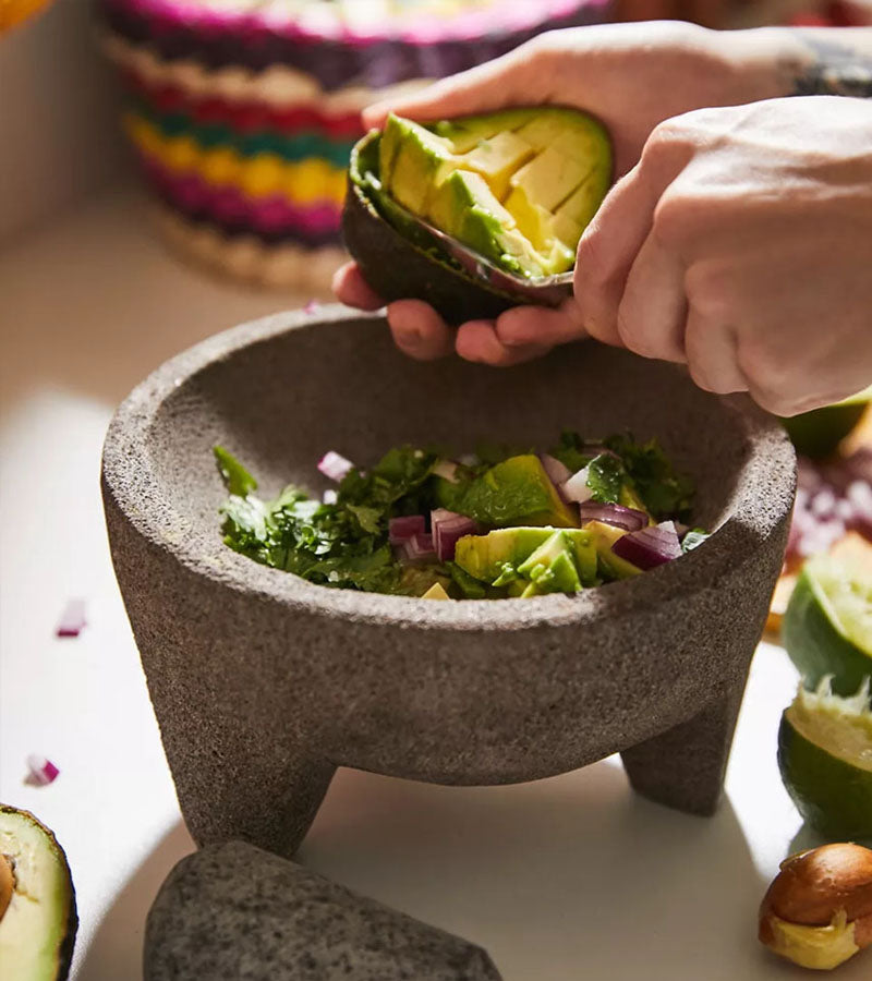 Set mortier, pilon et panier pour tortilla  Verve Culture