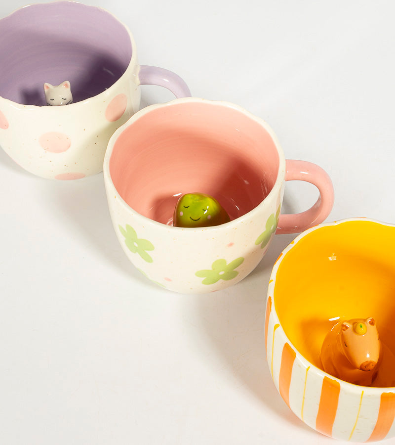 Mug animal caché