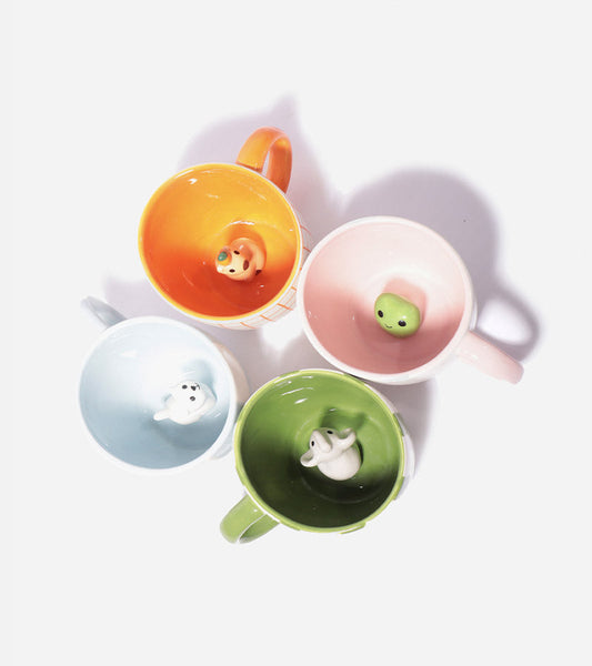 Tazza con animaletto nascosto 