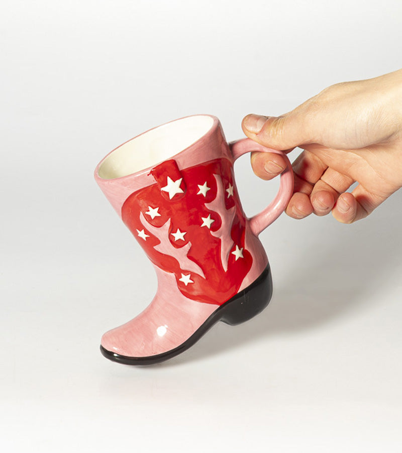 Mug botte de cowboy