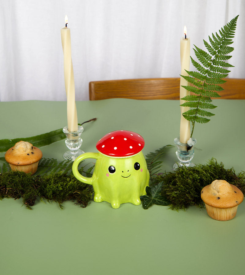 Tazza rana con cappellino 