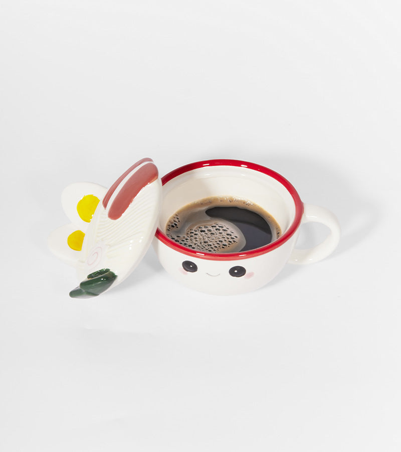 Tazza Ramen con coperchio