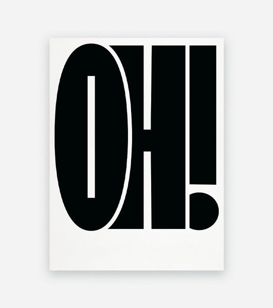 OH! - Affiche 30x40  Topo studio