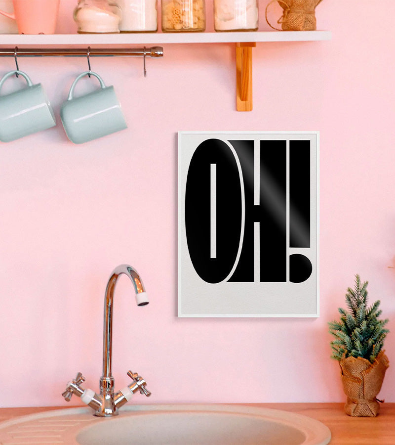 OH! - Affiche 30x40  Topo studio