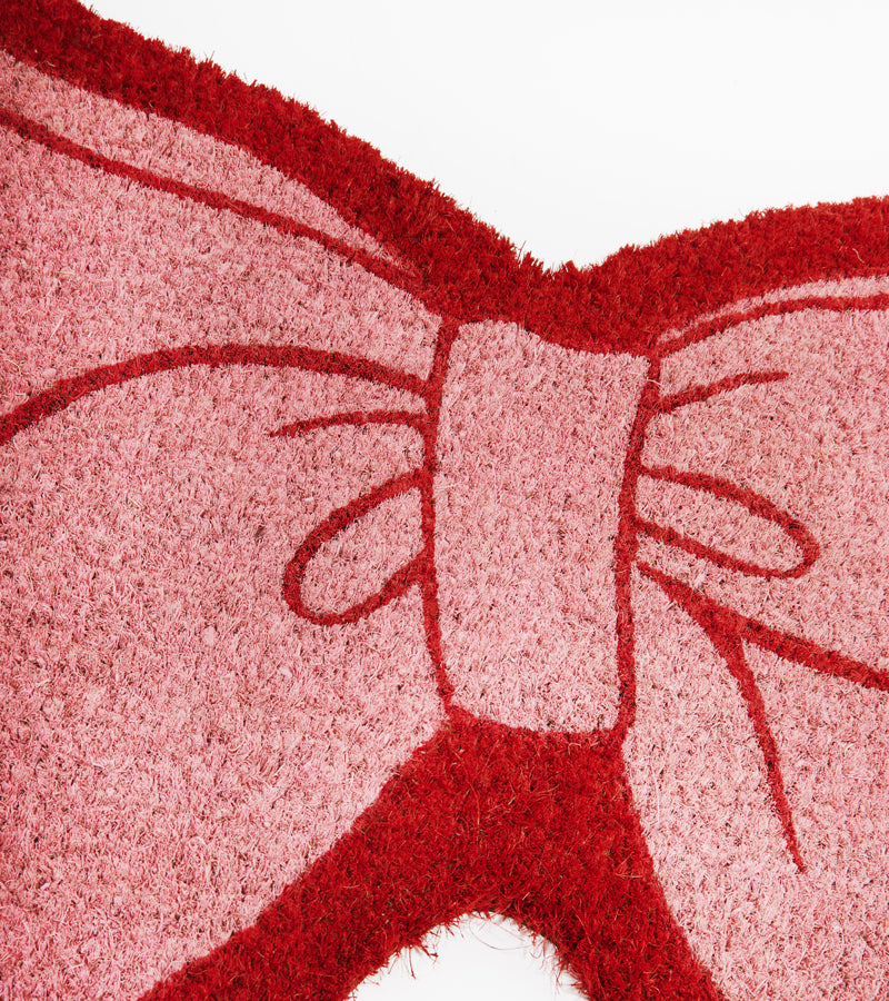 Paillasson noeud rose