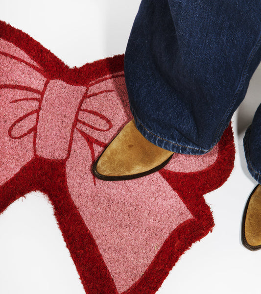 Paillasson noeud rose