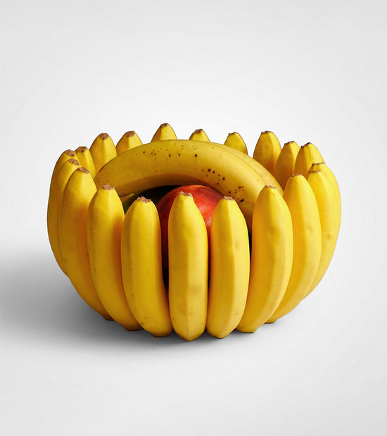 Panier à fruits bananes réalistes