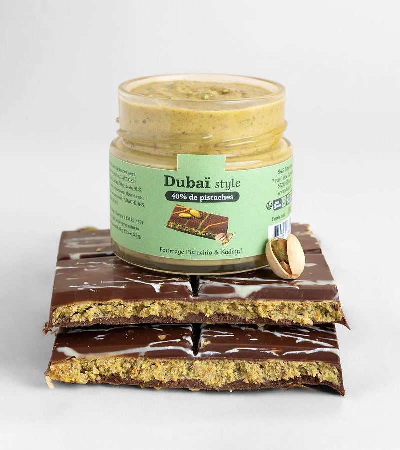 Crema spalmabile al pistacchio Dubai style