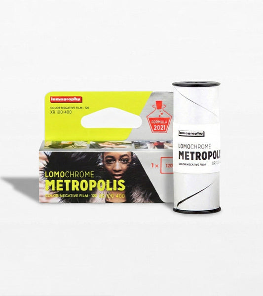 Rullino LomoChrome Metropolis 120 ISO 100–400 (Edizione 2021)