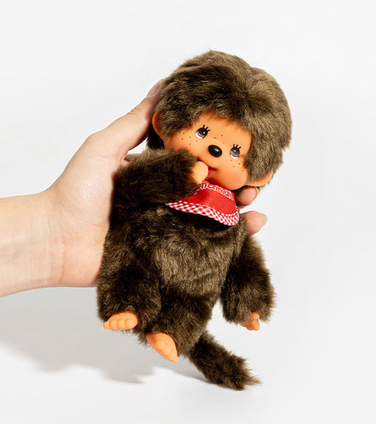 Peluche Monchhichi Kiki - Bavaglino rosso