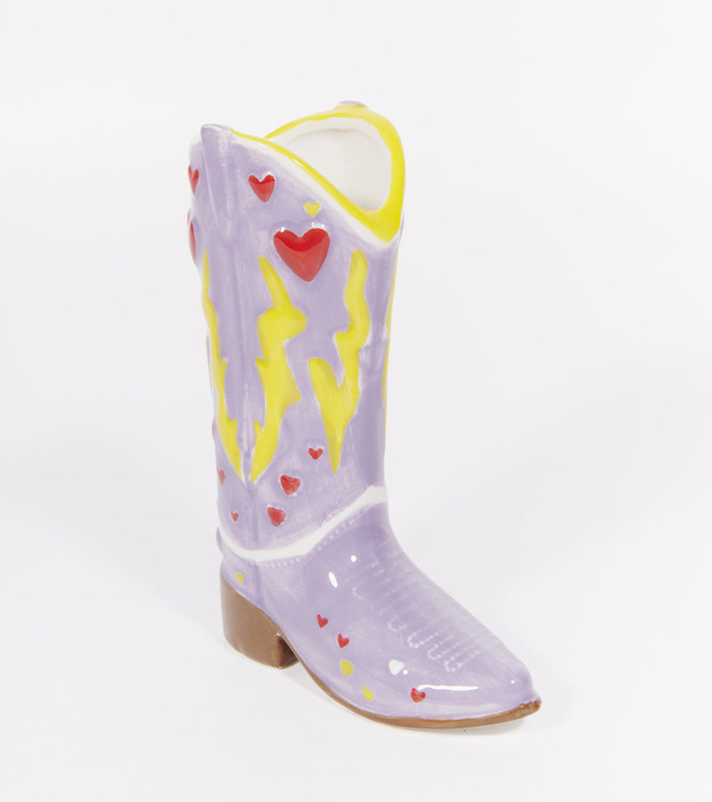 Petit vase botte de cowboy