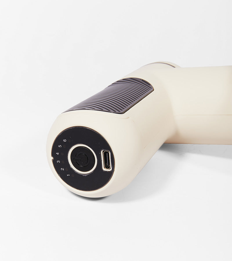 Pistola massaggiatrice multifunzione