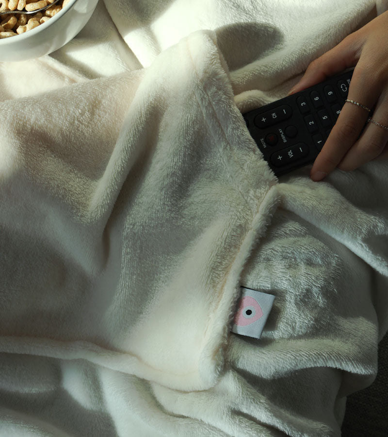 Coperta con maniche per due persone