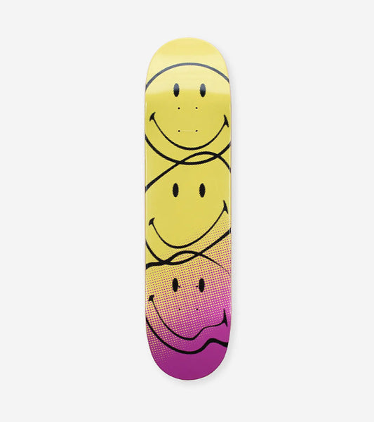 Skateboard - Smiley Acid (Rosa)