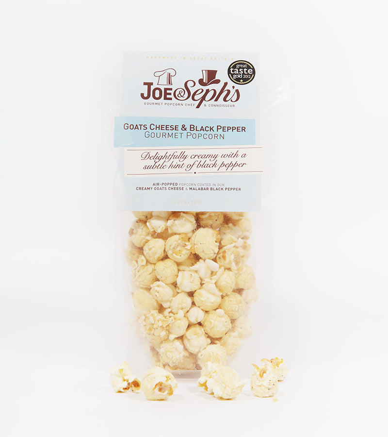 Popcorn au fromage de chèvre et poivre