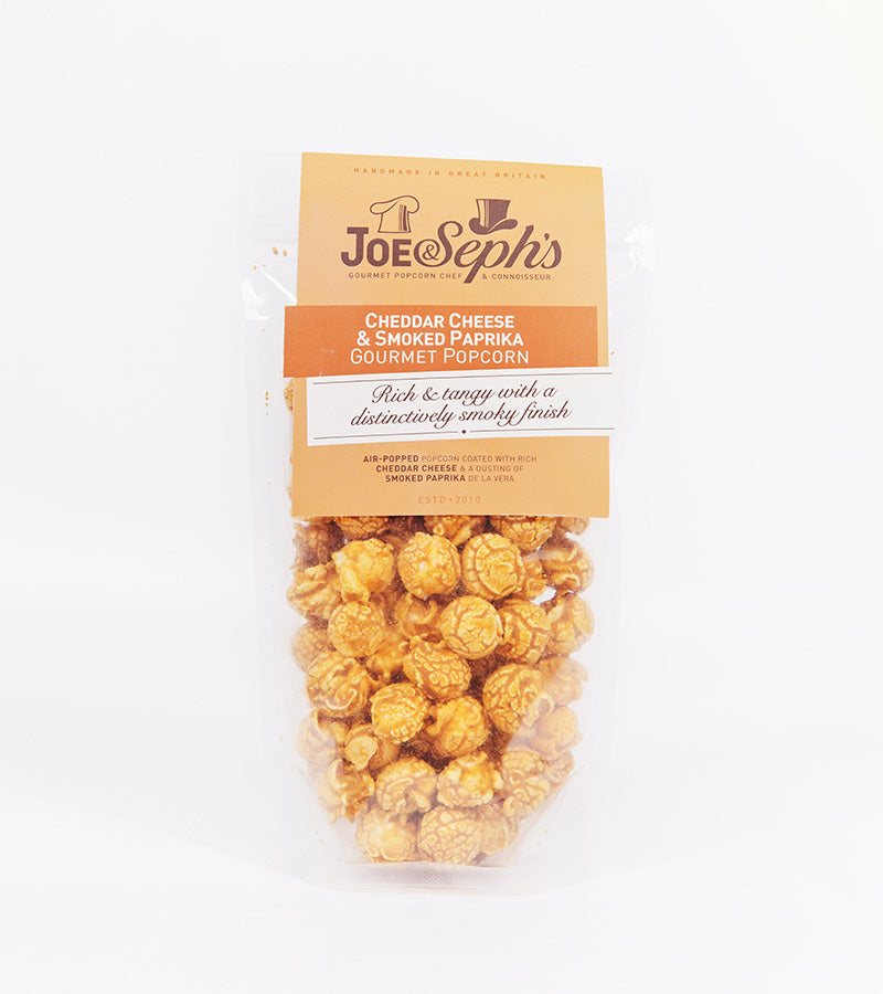 Popcorn au fromage cheddar et paprika fumé