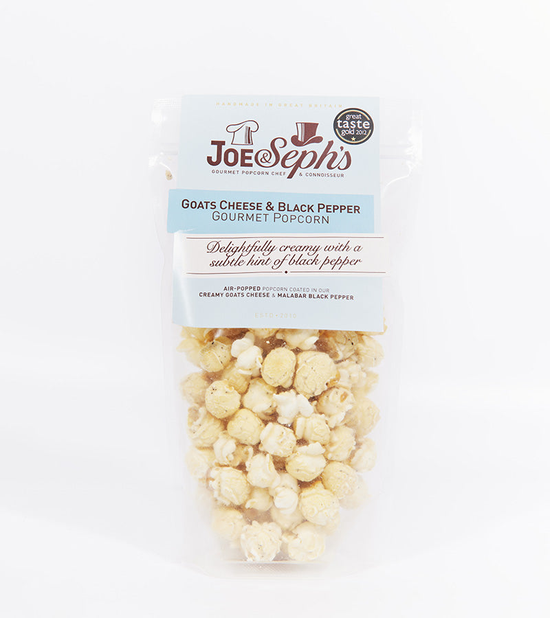 Popcorn au fromage de chèvre et poivre