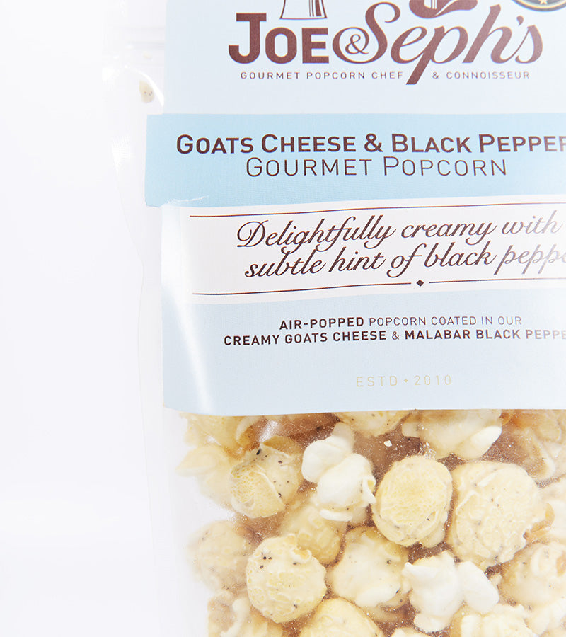 Popcorn au fromage de chèvre et poivre