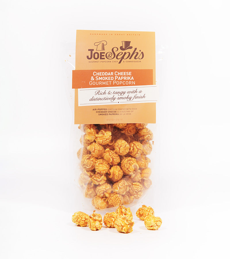 Popcorn au fromage cheddar et paprika fumé