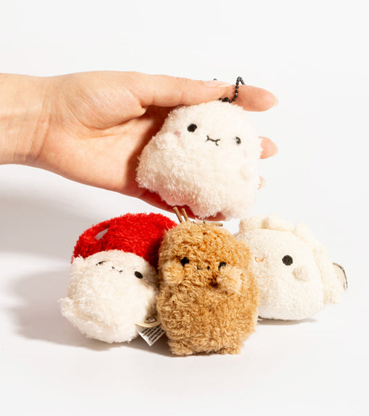 Portachiavi di peluche kawaii