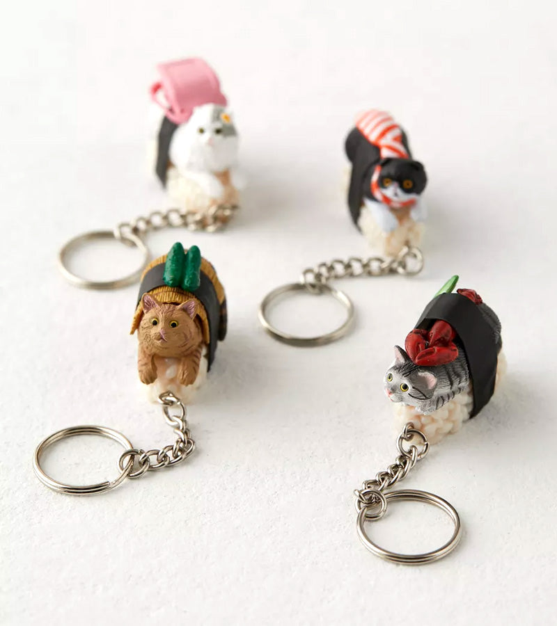 Porte-clés Sushi cats - Blind box  Clever idiots
