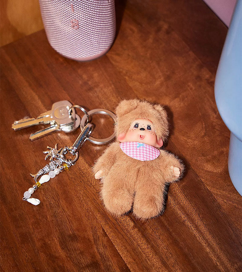 Portachiavi Monchhichi Kiki beige