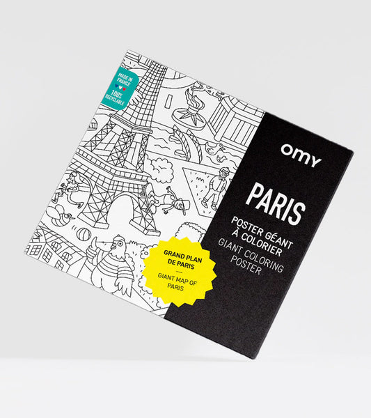 Poster géant à colorier - Paris