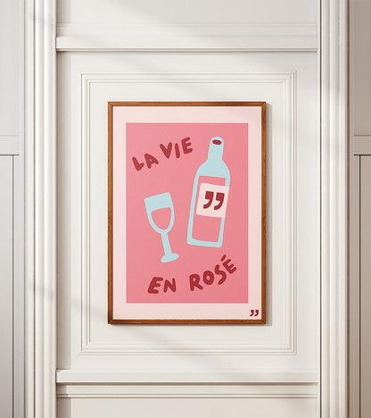 Poster La vie en rosé