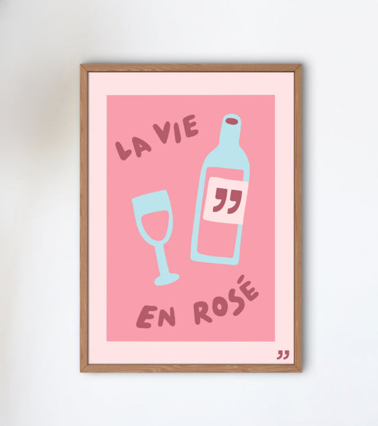 Poster La vie en rosé
