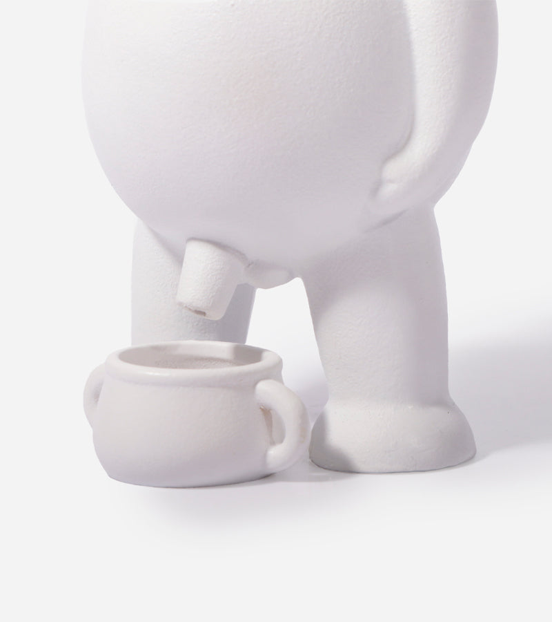 Vaso per piante che fa pipì