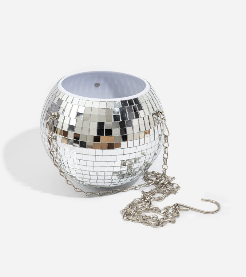 Vaso per piante palla da discoteca