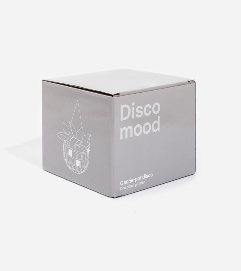 Vaso per piante palla da discoteca