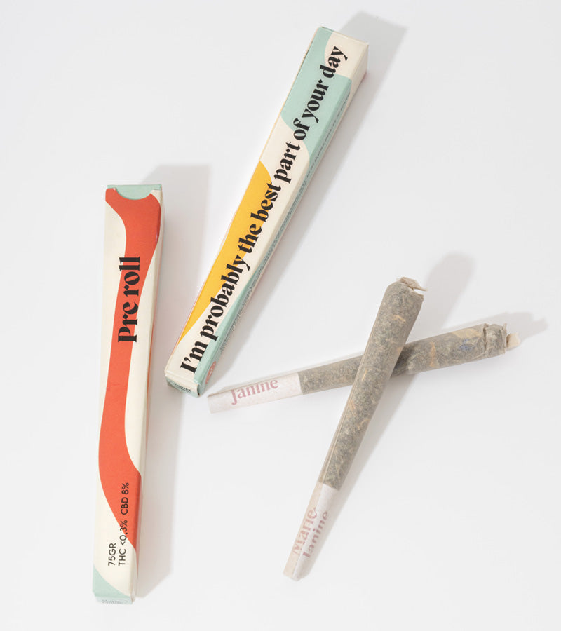 Pré-roll au CBD, pack de 2 CBD et plantes médicinales  Marie Janine