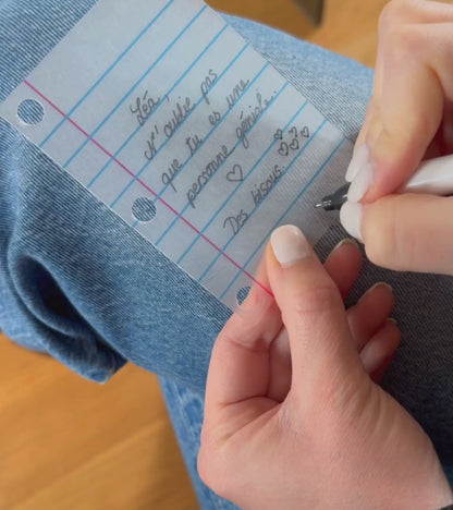 Kit portachiavi personalizzato con piccola lettera