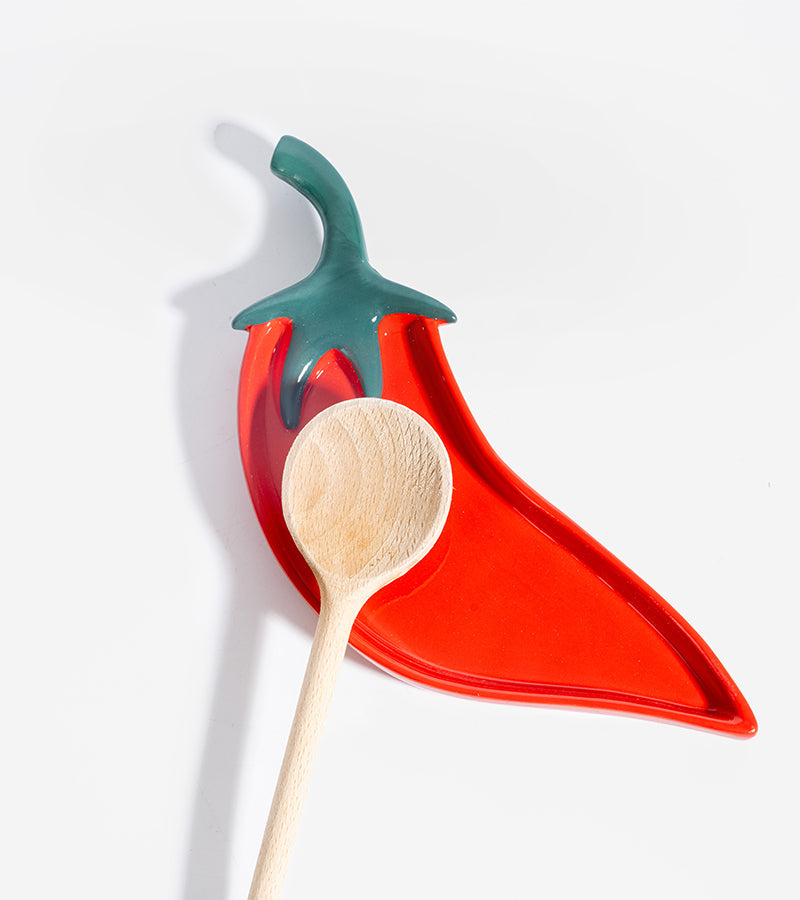 Repose-cuillère piment  DOIY