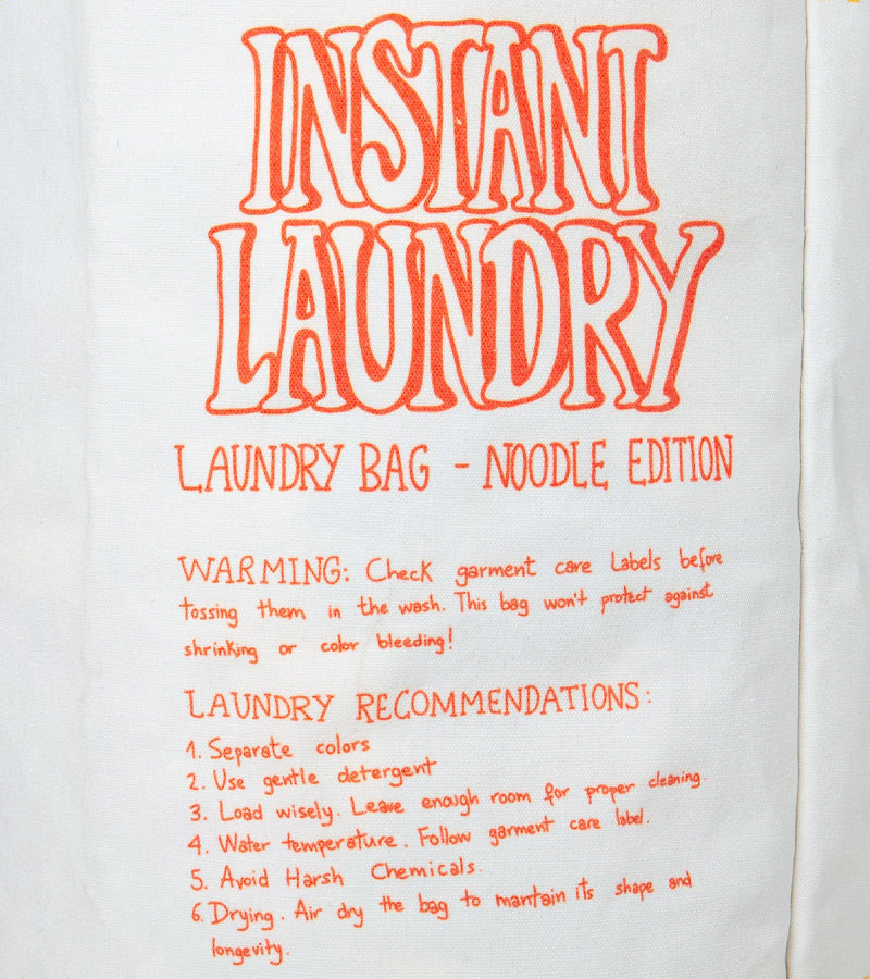 Sacco cesto per il bucato stile noodles istantanei