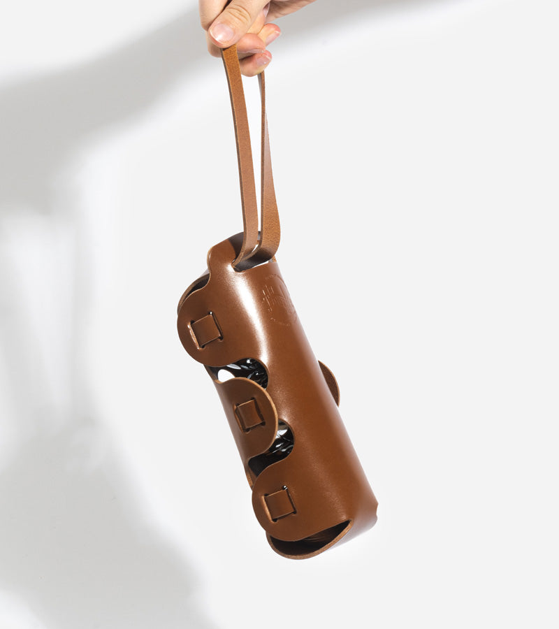 Borsa per bocce in pelle