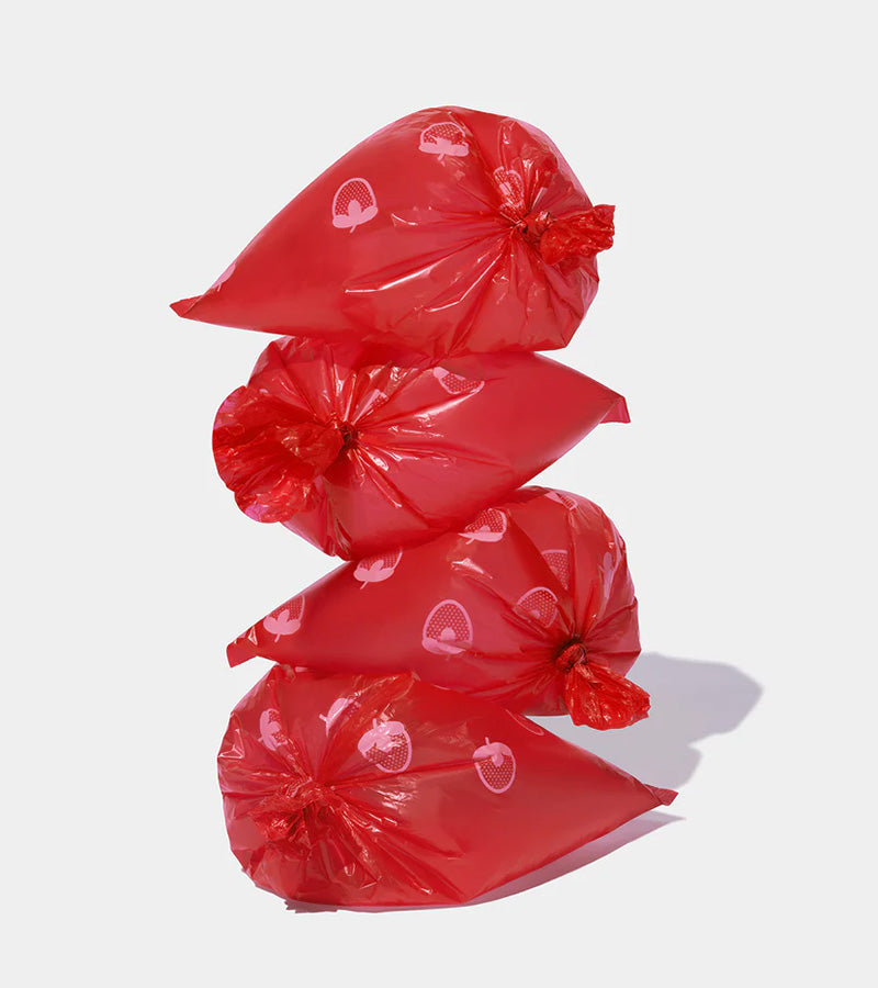 Sacchetti per escrementi di fragola