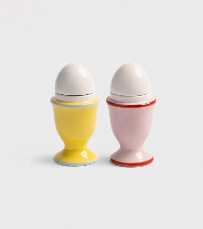 Saliera e pepiera uovo alla coque