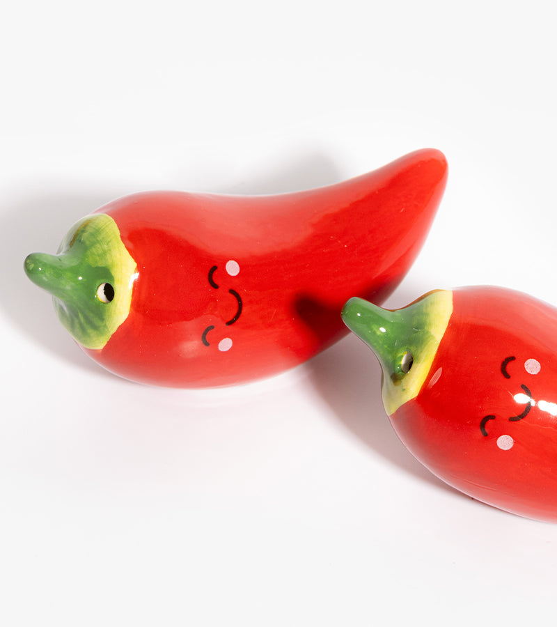 Saliera e pepiera peperoncino