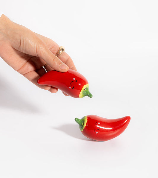 Saliera e pepiera peperoncino