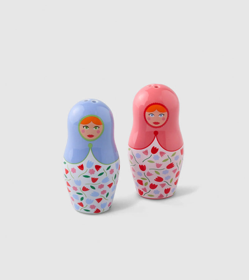 Saliera e pepiera matrioske russe 