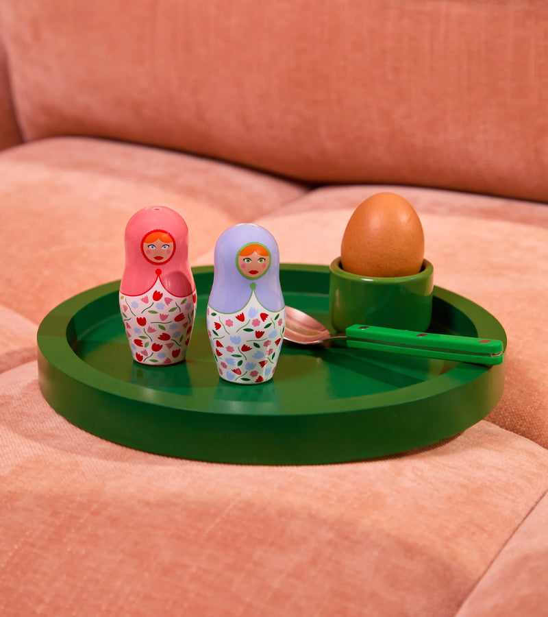 Saliera e pepiera matrioske russe 