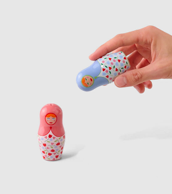 Saliera e pepiera matrioske russe 