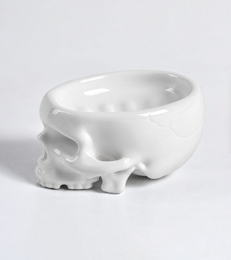 Portasapone a forma di teschio con sapone a forma di cervello – Brain Wash