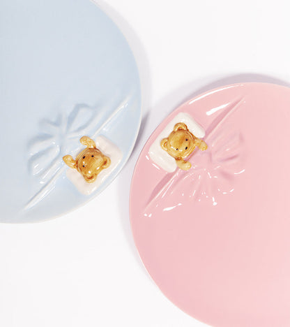 Set de 2 assiettes Ourson endormi