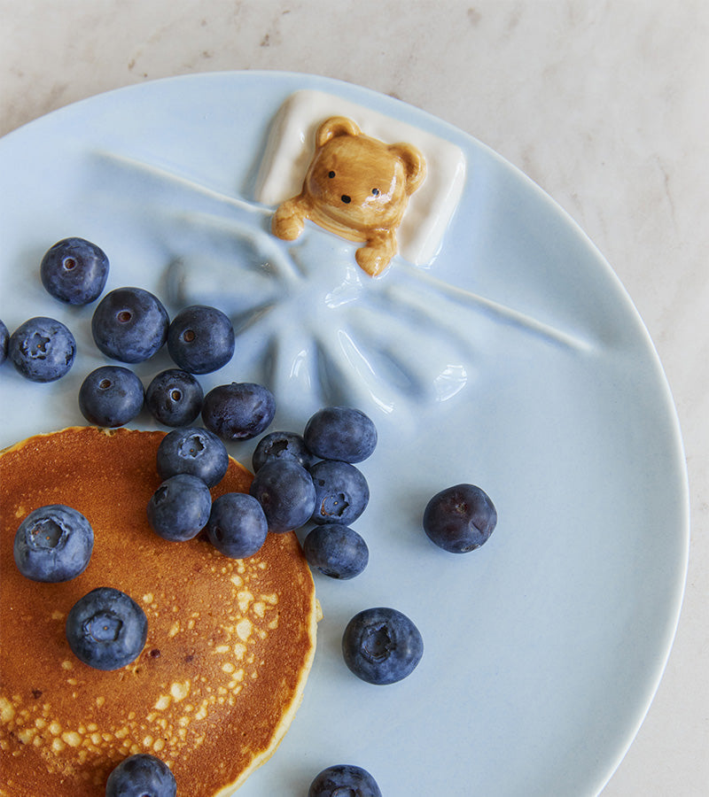 Set de 2 assiettes Ourson endormi