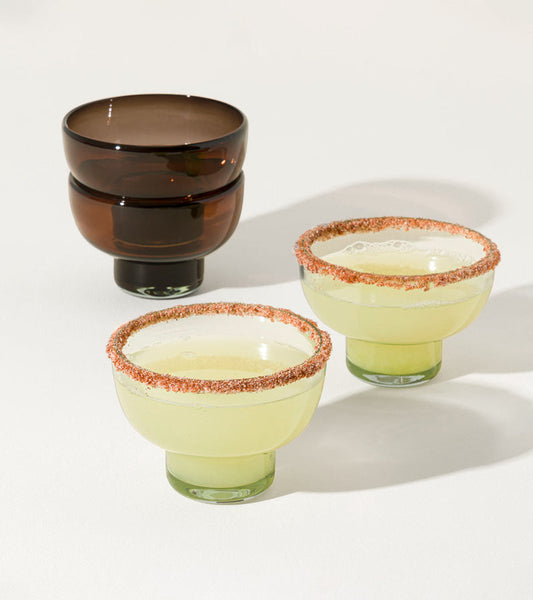 Bicchieri da Margarita soffiati a mano - Set da 2