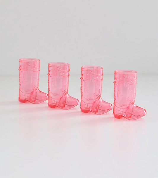 Set di 4 bicchierini - Stivali da cowboy